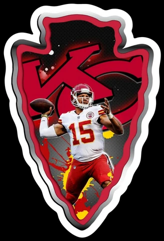 🔥Pat Mahomes Kansas City Chiefs MAGNET NFL Quarterback Football Patrick KC AFC Cover