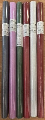 Gift Wrapping Paper Glitter 6 Pk 5 Colors Red White Gray Pink Green 27.5inx6.5ft - Image 1 of 3