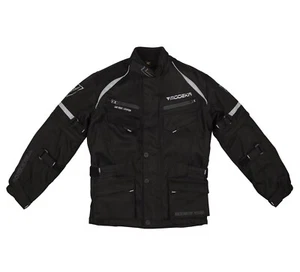 Modeka Tourex ll Kids Kinder Motorradjacke Gr. 164 - Schwarz wasserdicht - Bild 1 von 1