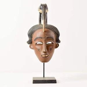 Máscara de retrato figurativo Guro sobre soporte personalizado Costa de Marfil - Imagen 1 de 9