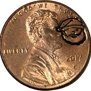 2017 Santa Merry Christmas Holiday Counter Stamp Imprint Lucky Charm Pocket Coin - Picture 1 of 5