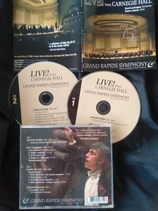 GRAND RAPIDS SYMPHONY: Carnegie CD RESTORED 2 LIKE NEW SHIP24 POLISHED New Hall - Imagen 1 de 1