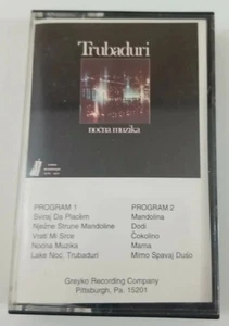 Trubaduri Nocna Muzika Cassette Tape Greyko  - Picture 1 of 3