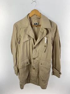Mens Engineered Garments Engineered Garments Trench Coat XS Nylon CRM - Picture 1 of 8