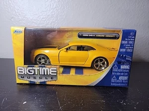NIP Jada Toys Vehicle Yellow 2006 Camaro Concept Die Cast Metal Big Time Muscle - Picture 1 of 7