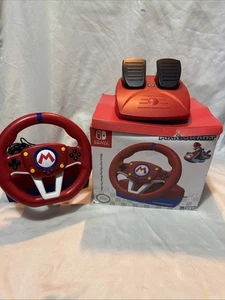 Hori Official Nintendo Switch Mario Kart Racing Wheel Pro Mini  & Pedals - Picture 1 of 8