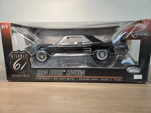 HIGHWAY 61 DCP 1:18 scale 1964 Buick Riviera Car Black Great Condition - Picture 1 of 5