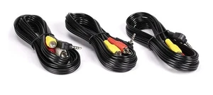 Roku Composite Cable- 3.5mm Male to RCA Red White Yellow Male Cable - 6 ft 3pk - Picture 1 of 9