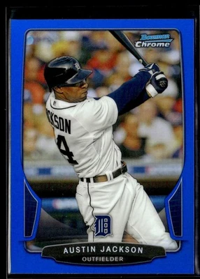 Bowman 2013 cromo azul refractors Austin Jackson 031/250 Detroit Tigers #128 Foto 1 de 2