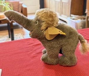 Disney Jungle Book "Baby Hathi" Elephant Steiff Plush 1968 w/ ID Button - Picture 1 of 12