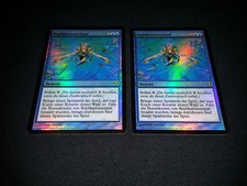 MTG 1x Zendikar blue rare NM German FOIL Rite of Replication ships w/ tracking