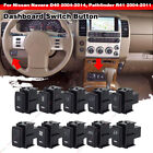 For Nissan Navara D40 04-13 Pathfinder R51 04-11 X-Trail Switch Button LED Light