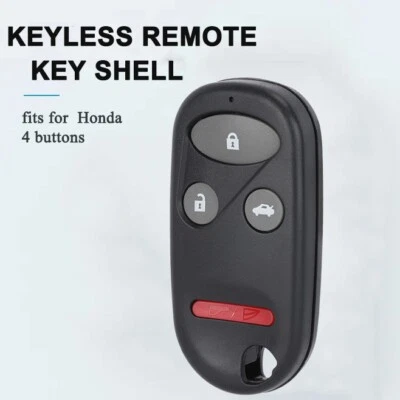 Carcasa de llave remota de entrada sin llave para Honda CR-V 2002-2004 Acura TL Case 4 botones Foto 1 de 4