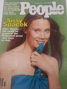 Sissy Spacek (Carrie) On Cover August 1977 People Magazine - Imagen 1 de 7