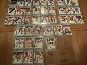 1992-93 SCORE YOUNG SUPERSTARS GLOSSY HOCKEY CARDS (1-40) U-PICK FROM LIST NMT
