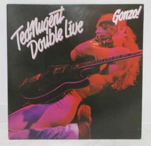 TED NUGENT / DOUBLE LIVE GONZO JAPAN ISSUE DOUBLE LP PROMO W/ INSERT - Picture 1 of 12
