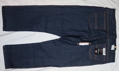DICKIES MENS BLUE WORK JEANS 44X32 REGULAR FIT OVER BOOTS 100% COTTON DENIM NWT - Image 1 of 4