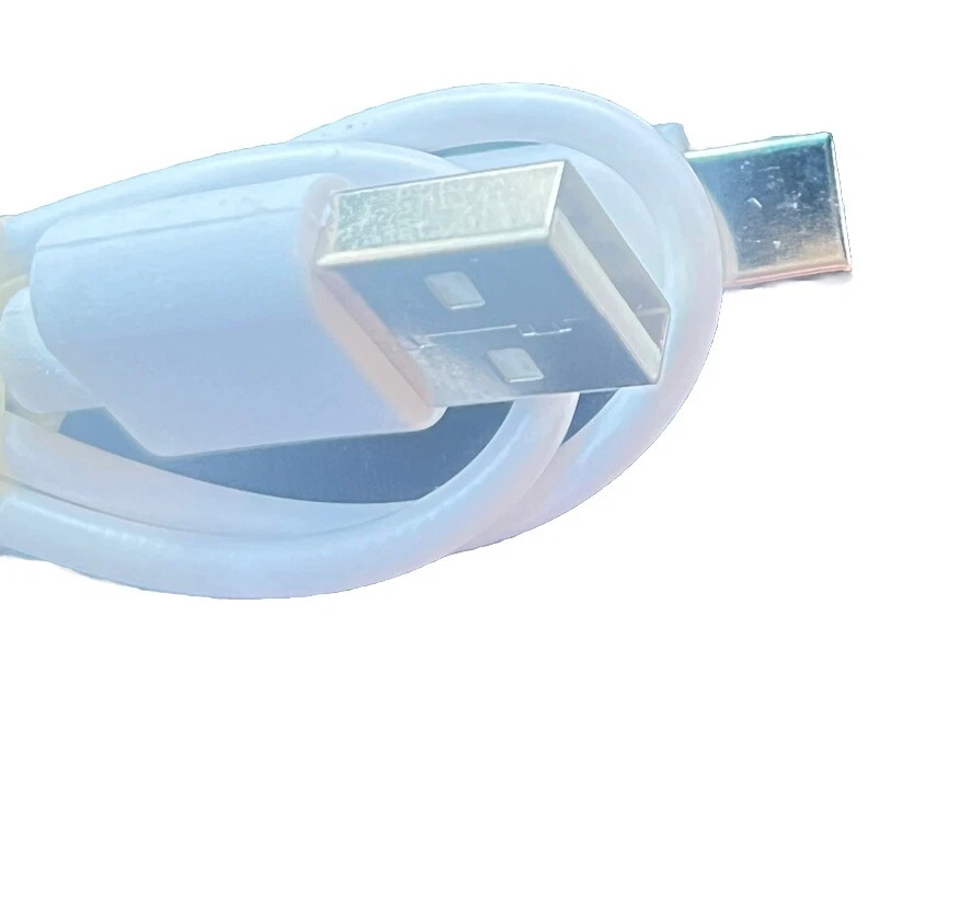 USB-C to USB-A Cable CAB001BT 3.25 FT White Silicone, Data Capable Power Cord - Image 1 of 1