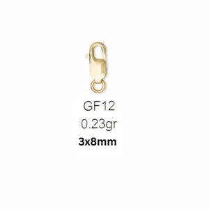 14K Goldfilled Lobster Claw Clasp Lock Finding - Bracelet Chain Necklace - Picture 1 of 6