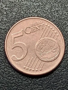 5 euro cent 2002 Austria Error - Zdjęcie 1 z 9