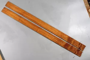 "Hoja lateral de violín ondulada madera de arce XT023 4/4 24""x1-1/2""x3/16" - Imagen 1 de 5