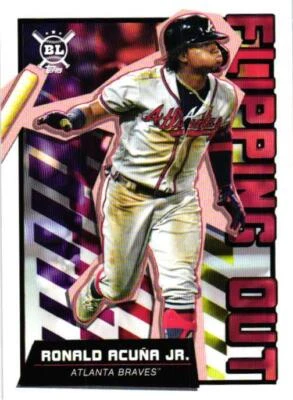 2020 Topps Big League #FO-2 Ronald Acuña Jr. Flipping Out - Image 1 of 2