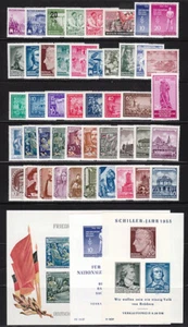 DDR 1955 komplett mit Blöcken postfrisch einwandfrei - Picture 1 of 1