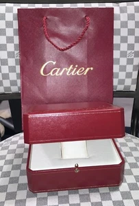 Authentic Cartier Watch Case CO1018 with watch pillow & shopping bag. - Picture 1 of 13