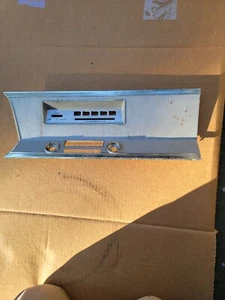 1967 67 Plymouth Valiant Heater Control and Radio Bezel With A/C - Picture 1 of 6
