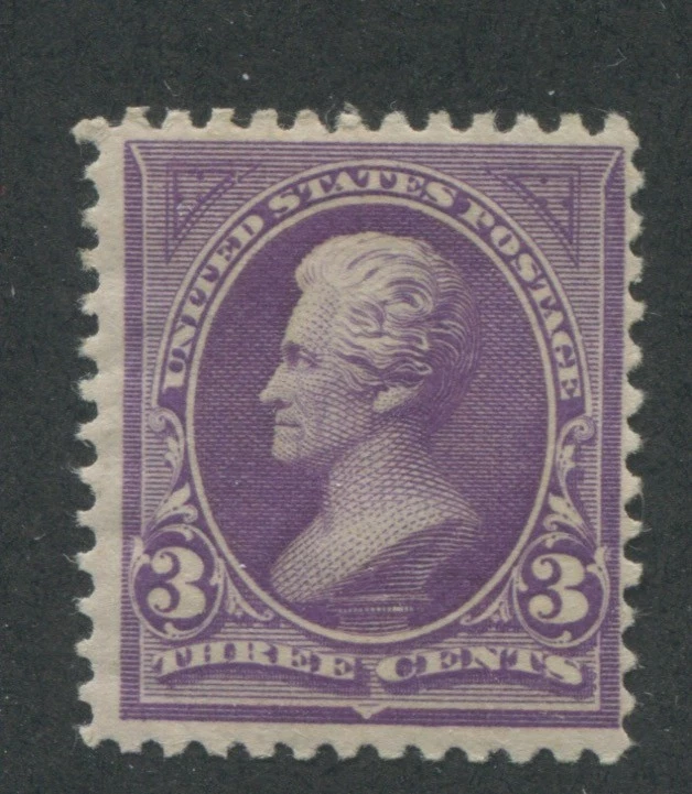 1894 US Stamp #253 3c Mint Hinged F/VF Original Gum Catalogue Value $110 - Image 1 of 1