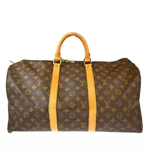 LOUIS VUITTON KEEPALL 50 TRAVEL HANDBAG MONOGRAM M41426 SP0945 XX30171 - Picture 1 of 9