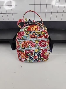Vera Bradley lunch bag Multi Floral Colors Embroidered AB Good Condition - Picture 1 of 8