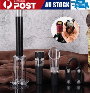 New Air Pump Wine Bottle Opener Safe Portable Stainless Steel Pin Cork Remover - Picture 1 of 13