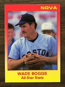 1988 Star Company WADE BOGGS Limited Edition NOVA Set 500 Print A01021111 - Picture 1 of 12