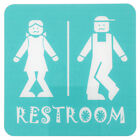 Bathroom Signs Decor Funny Unisex Restroom Signage Universal