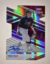 2020 Elite Extra Edition Aspirations Die-Cut Signatures Auto #73 Trei Cruz /45