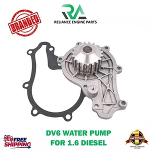 CITROËN PEUGEOT 1.6 HDI DIESEL DV6 WATER PUMP BRANDED NEW 1609314880 1609417680 - Picture 1 of 12