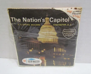 PAQUETE VIEW-MASTER A 794 THE NATION'S CAPITOL WASHINGTON D.C. VINTAGE VIEWMASTER - Imagen 1 de 2