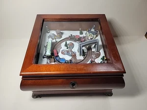 Vintage Mr. Christmas Animated Music Box Train "All Aboard" #78164 Rare Works! - Bild 1 von 12