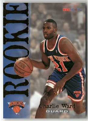 1994-95 Hoops #353 Charlie Ward New York Knicks RC Foto 1 de 2