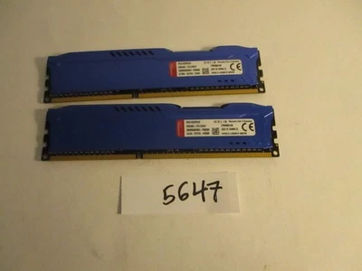 Kingston Hyper X 2X4GB=8Gb PC3-10600 1333Mhz DDR3 DESKTOP MEMORY RAM (5647) - Image 1 of 2