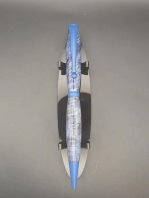 Hand-Turned Dyed Stabilized Box Elder Wooden Slimline Pen (Pen #101) - Image 1 of 3