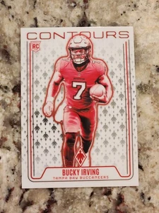 2024 Panini Phoenix Bucky Irving Contours Rookie RC #CON-BIG Buccaneers Oregon - Picture 1 of 2