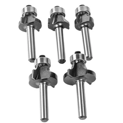 Professional Grade 6mm Shank Corner Round Over Router Bit with Bearing - Image 1 of 4