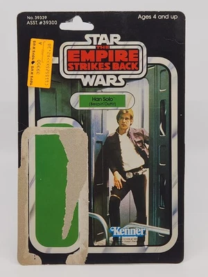 Kenner Empire Strikes Back 41-Back Cardback - Han Solo Bespin - POP intacto Foto 1 de 2