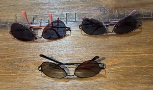 The Children’s Place Kids Aviator Sunglasses 4 - 7 Lot Of 3 Pink Purple Black - Picture 1 of 2