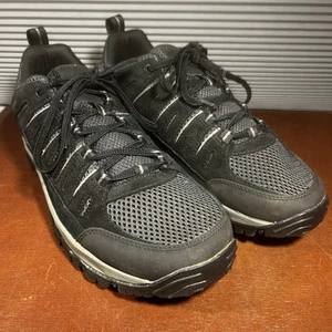 COLUMBIA MEN'S Sz 10 LAKEVIEW 2 BM1721-011 BLACK/Grey Suede Trail Shoes - Afbeelding 1 van 13