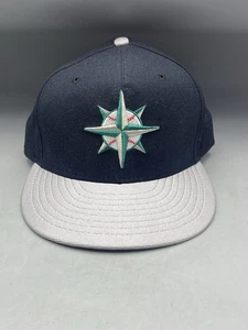 "Sombrero ajustado Seattle Mariners New Era 59fifty Diamond Collection 7 3/8"""  - Imagen 1 de 8