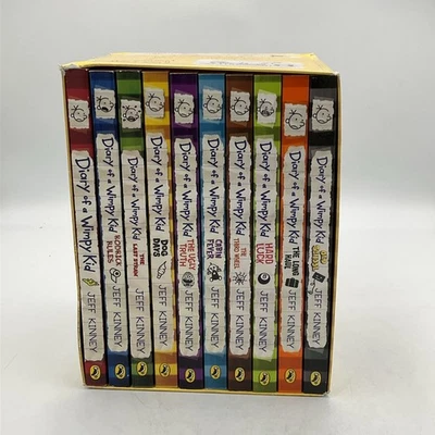 Diary of a Wimpy Kid Collection (Set of 10) jeff kinney paperback - Image 1 of 4