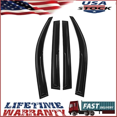 Para Toyota Highlander Mugen 2008-2013 visera de ventana sol lluvia ventilación protectores de sombra Foto 1 de 4